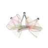 Hair clip crown with tulle, tulle and rhinestones