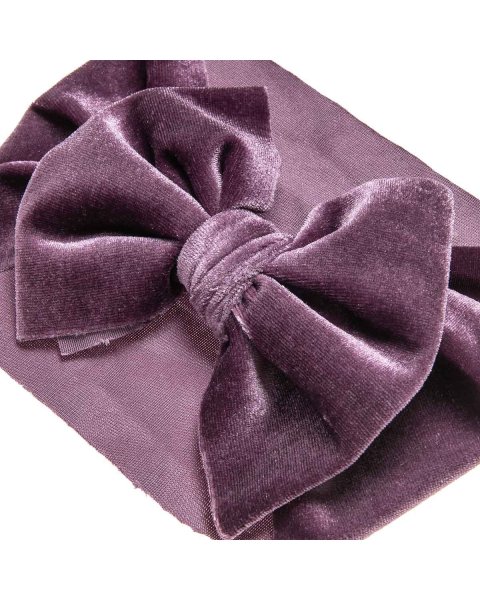 Hairband velour with bow (1-6 years)