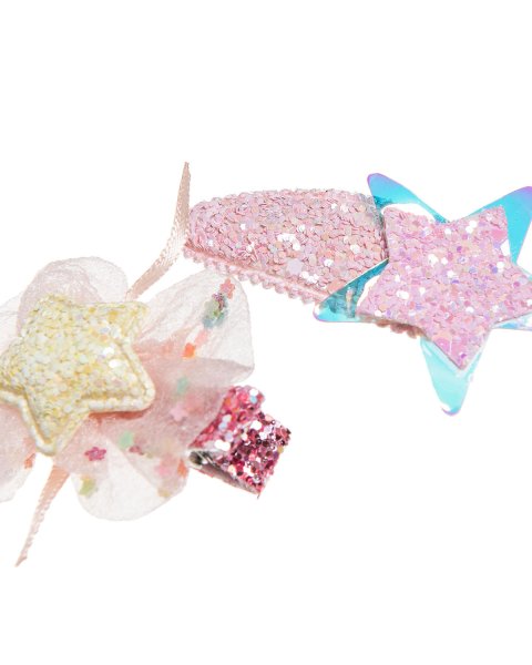 Hair clip with glitter