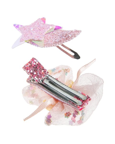Hair clip with glitter
