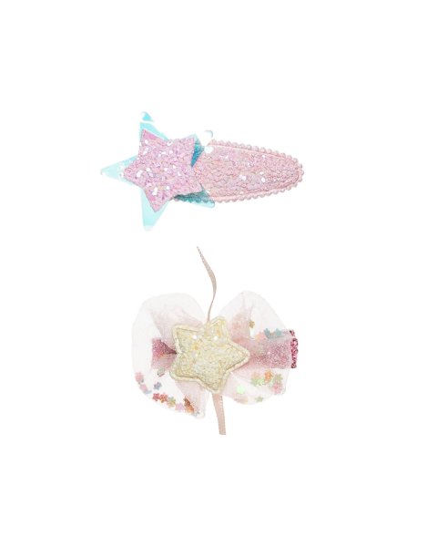 Hair clip with glitter