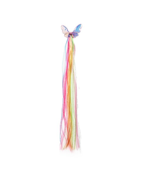 Hair clip butterfly with extensions