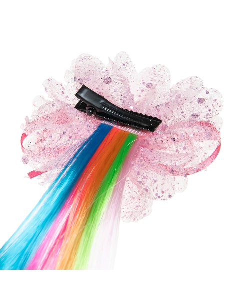 Hair clip unicorn with extensions