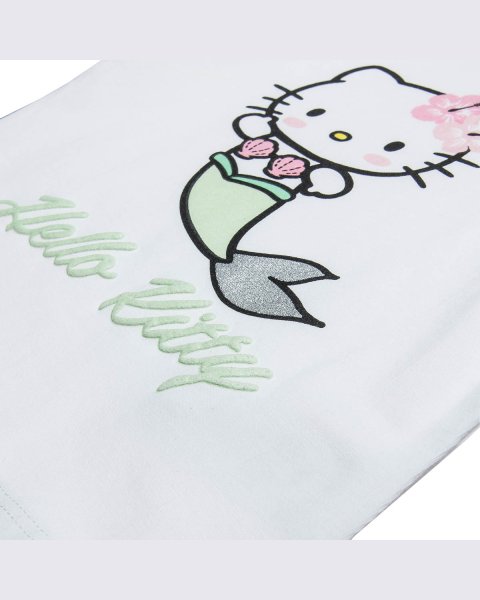 Top Hello Kitty with embossed glitter letters (12 months-5 years)