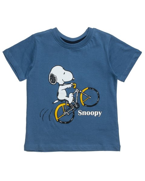 Μπλούζα Snoopy με ανάγλυφα γράμματα (12 μηνών-5 ετών)