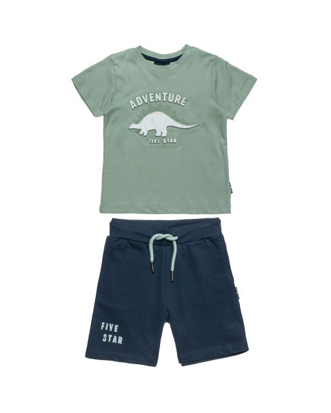 Set Five Star with embossed dino design (12 months-5 years)