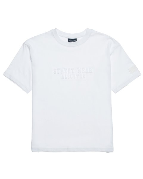 T-Shirt with embossed letters (6-16 years)