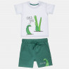 Set t-shirt with Croco Dive print and shorts (3 months-2 years)