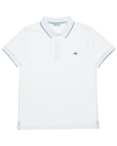Μπλούζα Gant polo πικέ με κέντημα (10-16 ετών)