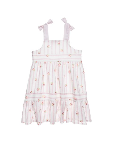 Dress with cherries pattern and ruffles (6 months-5 years)