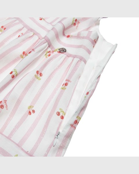 Dress with cherries pattern and ruffles (6 months-5 years)