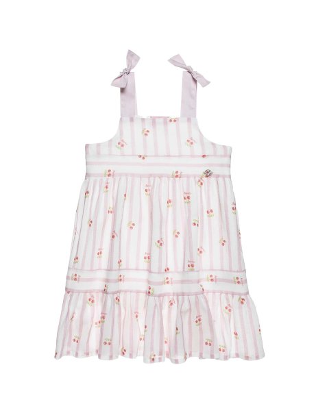 Dress with cherries pattern and ruffles (6 months-5 years)