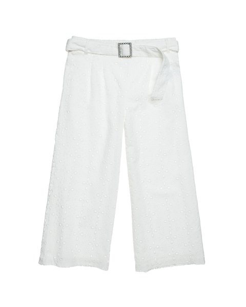 Pants with cutwork embroidery (6-14 years)
