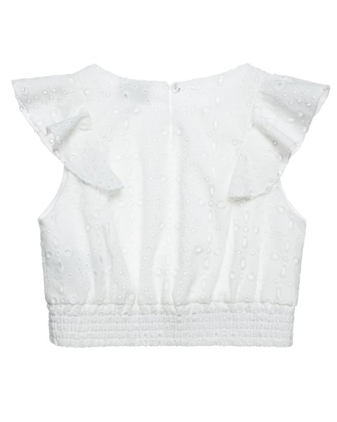 Top with cutwork embroidery (6-16 years)