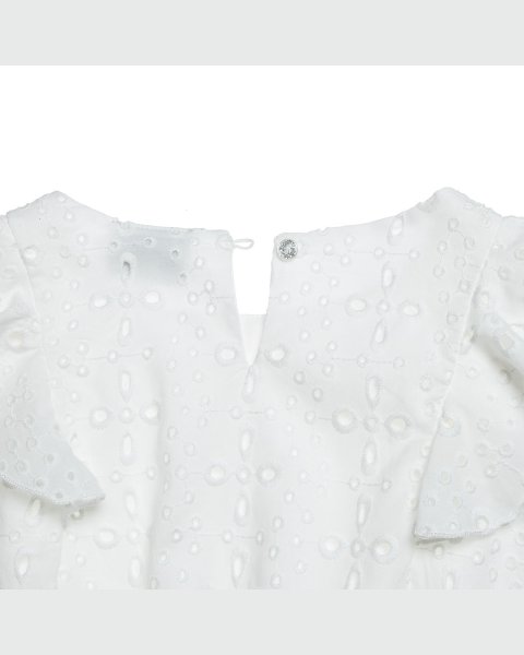 Top with cutwork embroidery (6-16 years)