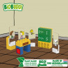 Blocks BIOBUDDI eco Snoopy school 23pcs (1,5-6 years)