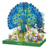 Toy mierEdu Eco 3D puzzle - Peacock (6+ ετών)