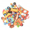 Toy mierEdu Magnetic puzzle - Vehicles (3+ ετών)