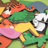 Toy mierEdu Magnetic puzzle - Animal World (3+ ετών)