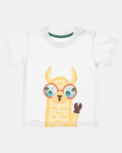 Set t-shirt and shorts with print (9 months-2 years)