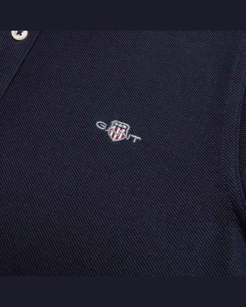 Μπλούζα Gant polo πικέ με κέντημα (10-16 ετών)