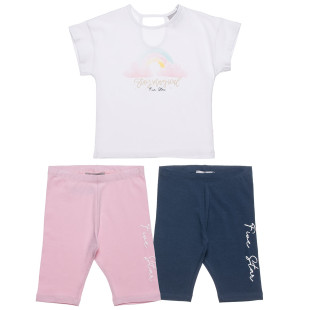 Set Five Star with embossed and glitter details (12 months-5 years)