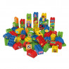 Blocks BIOBUDDI eco with 2 bases for boys 60pcs (1,5-6 years)