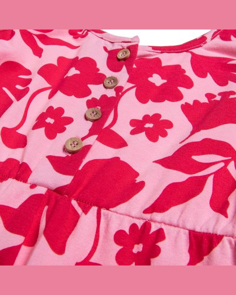 Playsuit with floral pattern (18 months-5 years)