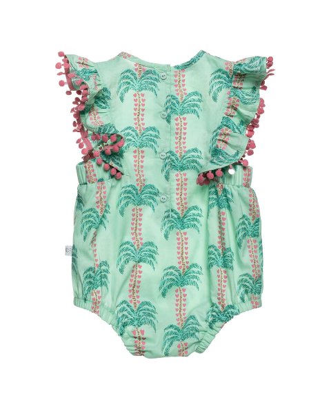 Babygrow wuth ruffles and pom pon (1-12 months)