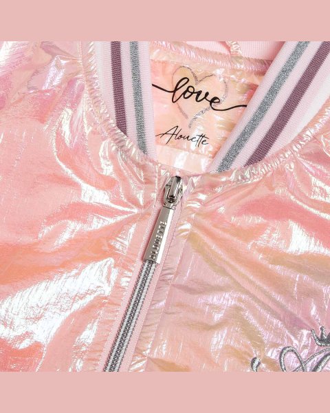 Jacket lightweight with metallic effect (6-14 years)