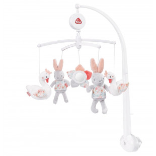 Musical crib toy Fehn with swans (0+ months)