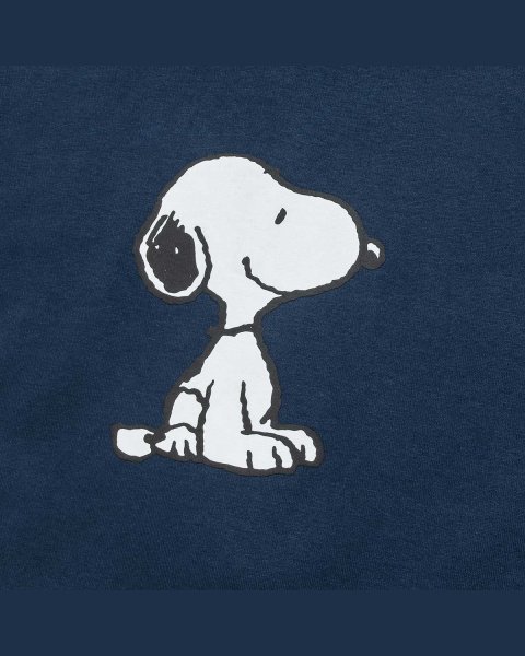 Zip hoodie Snoopy with embossed print (6-14 years)