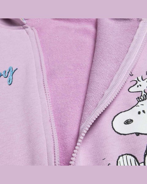 Zip hoodie Snoopy with print (12 months-8 years)
