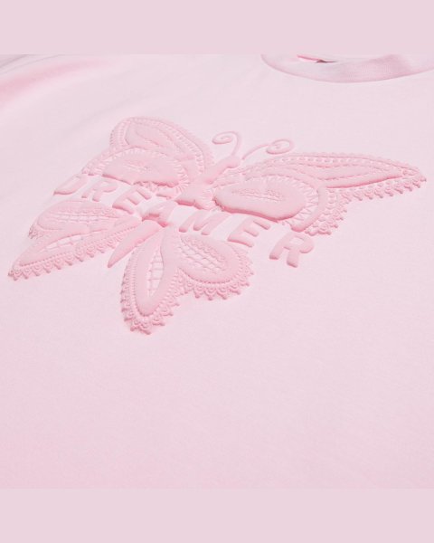 Top in loose fit with embossed design (6-16 years)
