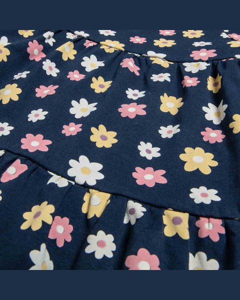 Dress with floral pattern (12 months-5 years)
