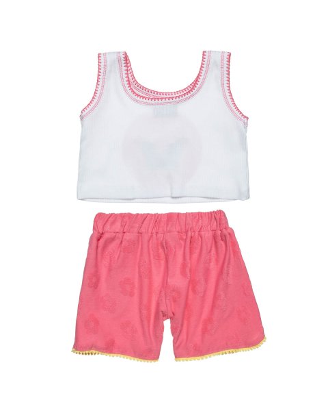 Set cropped top with glitter details (18 months-5 years)