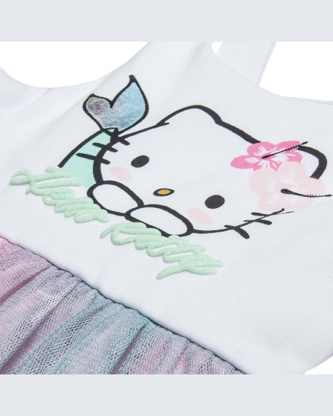 Φόρεμα Hello Kitty με τούλινο κάτω μέρος (18 μηνών-5 ετών)