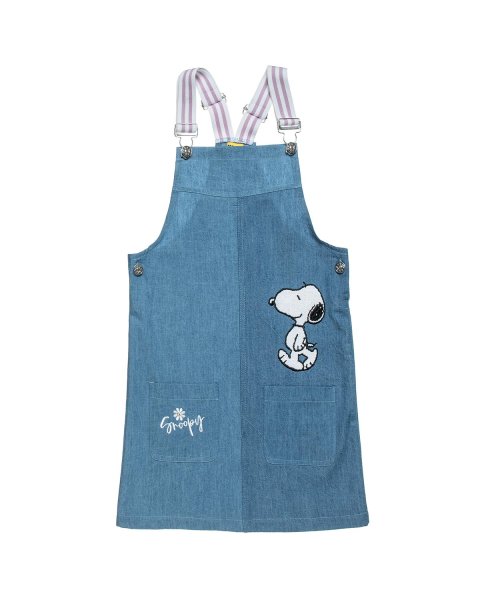 Φόρεμα τζιν Snoopy με κέντημα (12 μηνών-10 ετών)