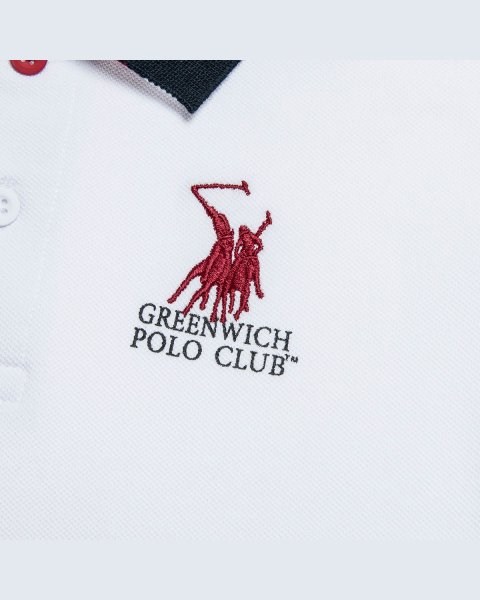 T-Shirt Greenwich Polo Club with embroidery (18 months-5 years)