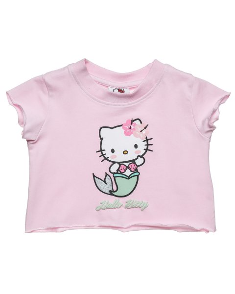 Σετ Hello Kitty cropped top και scrunchie (12 μηνών-5 ετών)