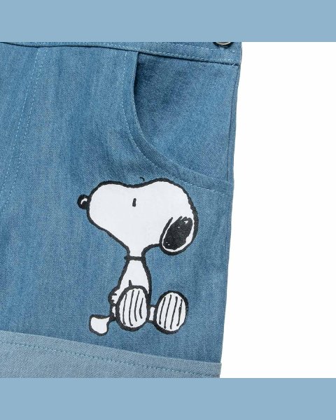 Σαλοπέτα Snoopy με cropped top (12 μηνών-8 ετών)