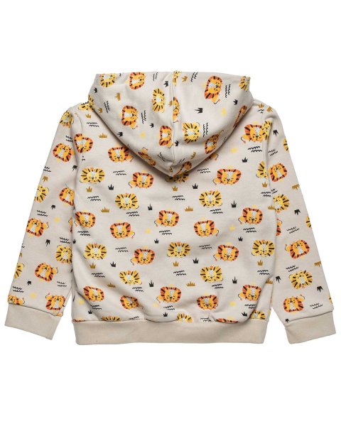 Zip hoodie Tender Comforts with pattern (9 months-5 years)