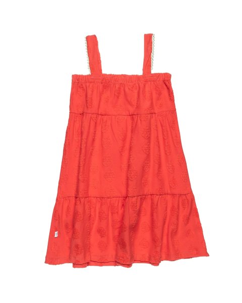 Dress with embossed terry fabric elements (6-14 years)