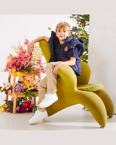 Παντελόνι chinos με ρεβέρ (6-16 ετών)