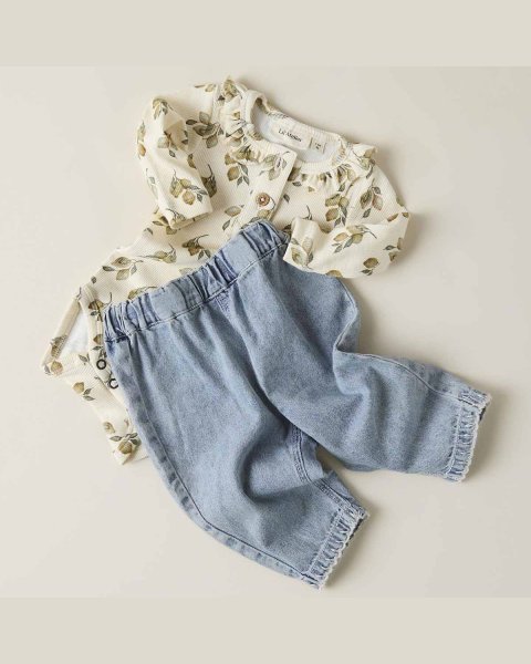 Denim pants Lil'Atelier 100% organic cotton (6-18 months)