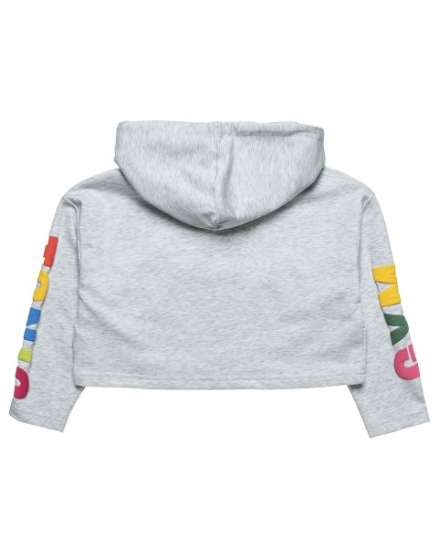 Cropped zip hoodie Gym Tonic with emobossed elements (6-16 years)