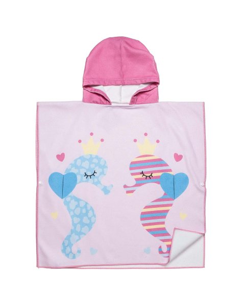 Beach towel True Blue seahorse 58x60cm