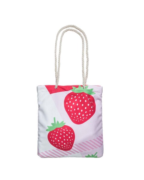 Beach bag-towel strawberries