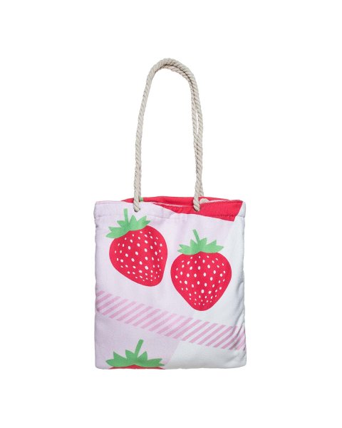 Beach bag-towel strawberries