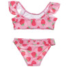 Bikini set with strawberry pattern (18 months-5 years)